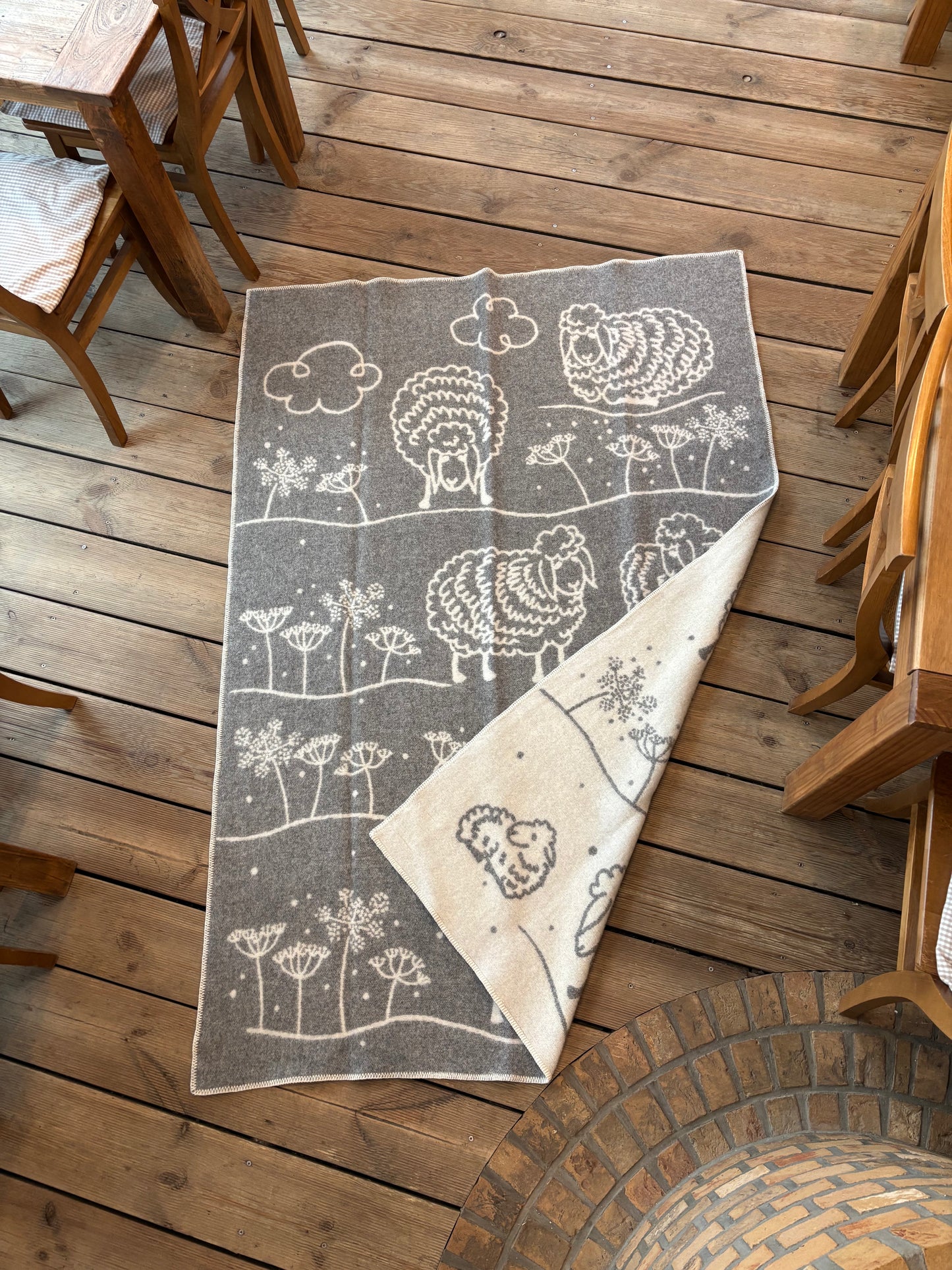 Wolldecke Schaf&Wiese