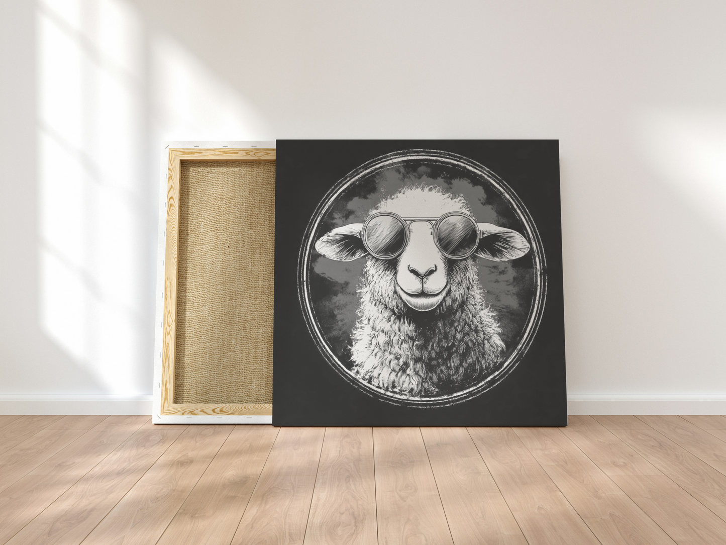 🐑 Leinwand „Unser Deichheld“