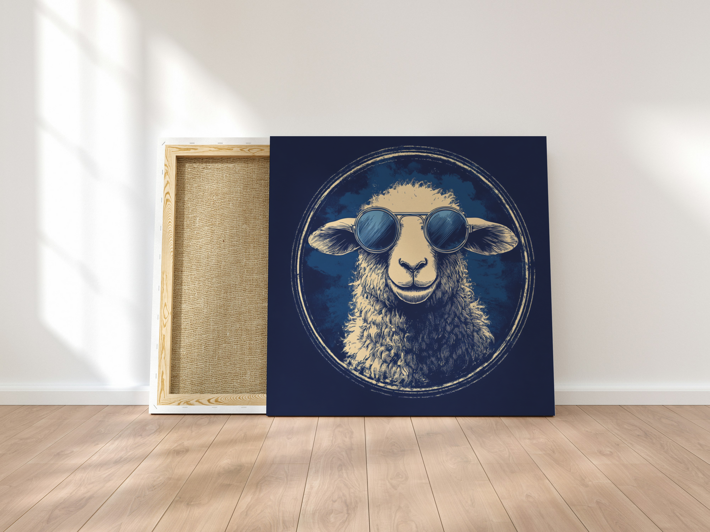 🐑 Leinwand „Unser Deichheld“