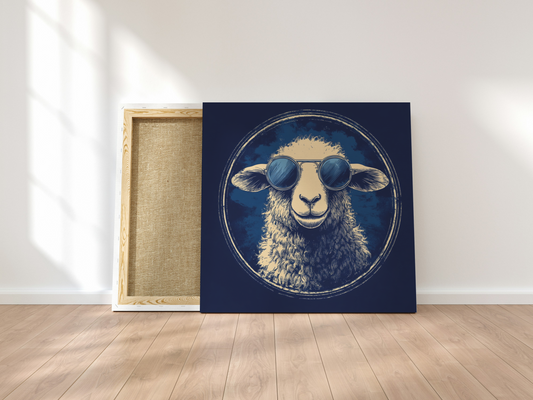 🐑 Leinwand „Unser Deichheld“