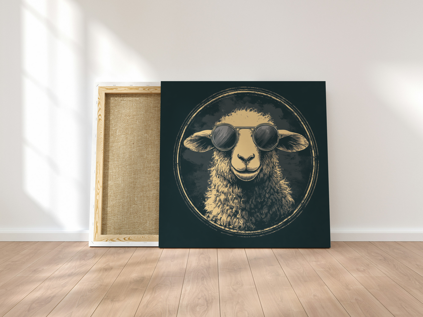 🐑 Leinwand „Unser Deichheld“