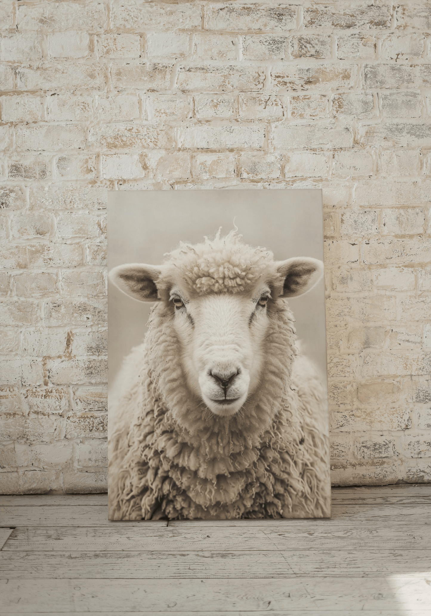 Leinwand mit Schaf