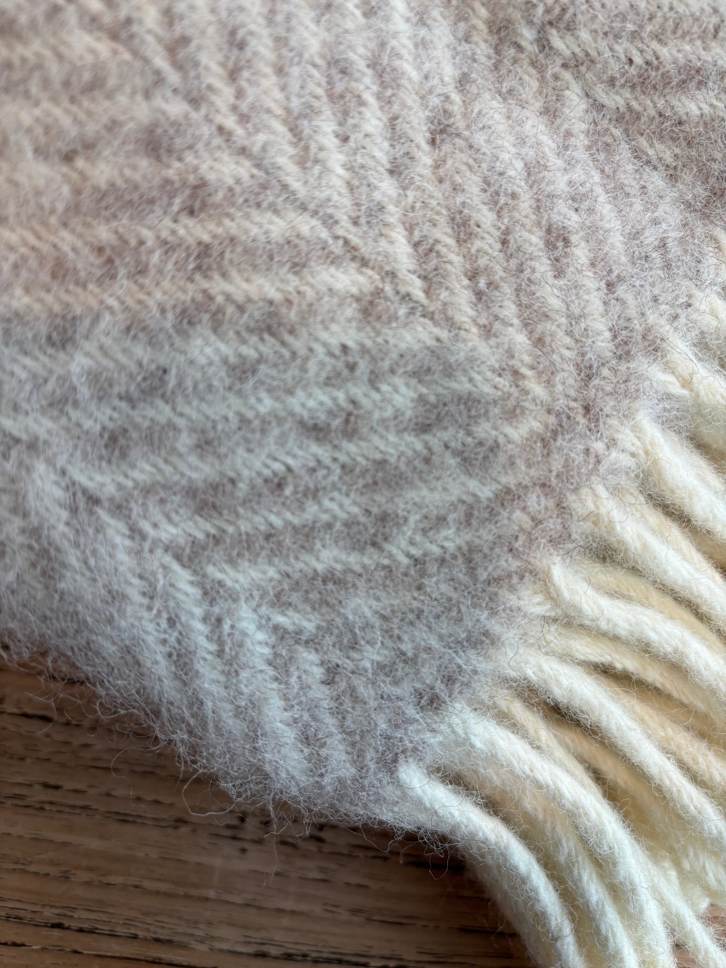 Wolldecke „Fischgrät“