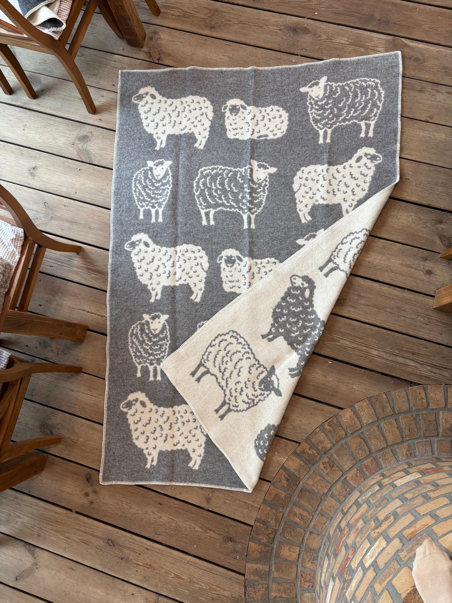 Wolldecke Schafherde